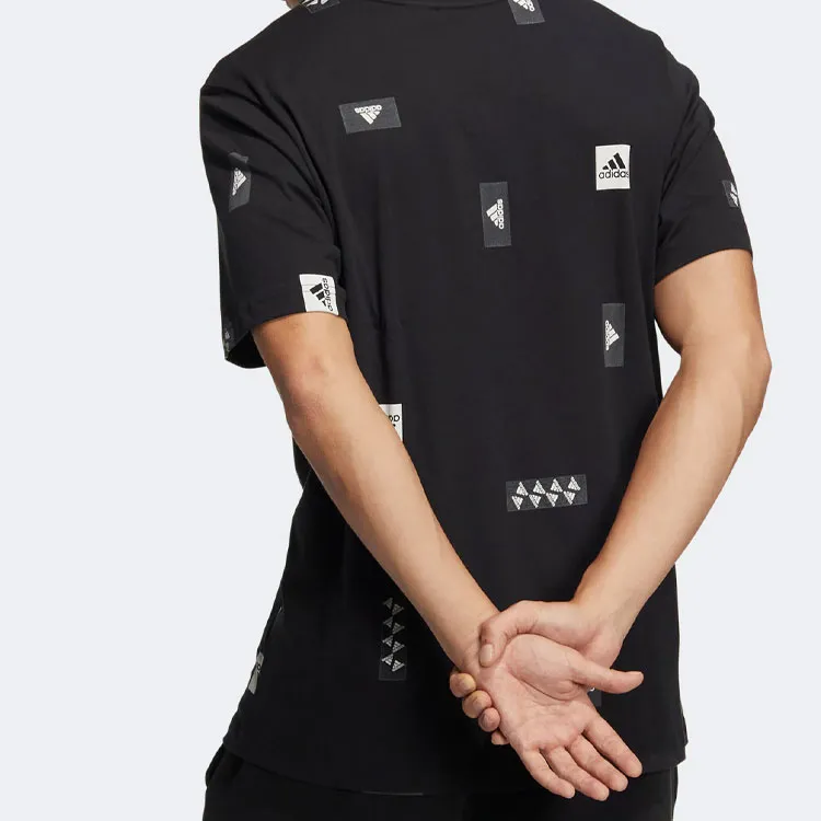 Adidas T Shirts Men Black-2