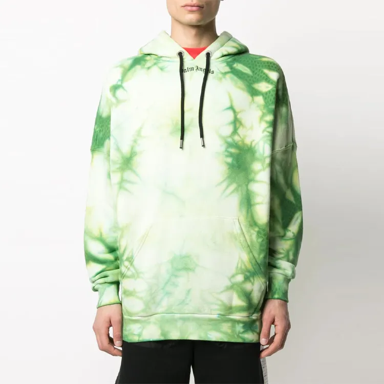 PALM ANGELS Tie Dye Logo Over Hoodie-1