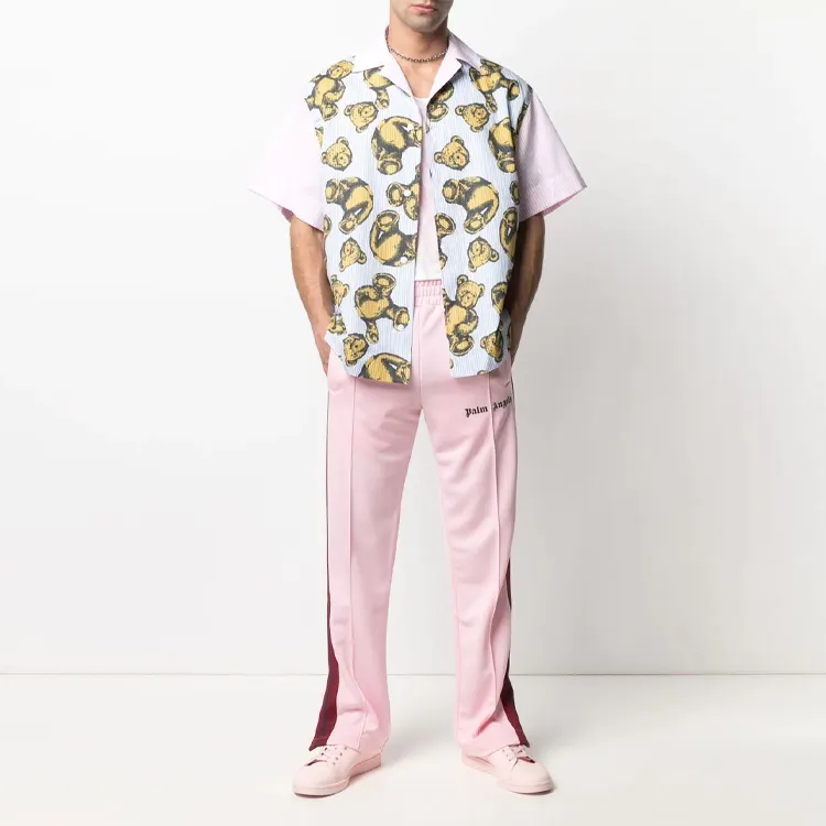 PALM ANGELS Bears Bowling Shirt-1