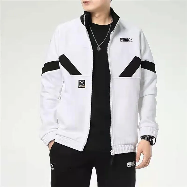 PUMA Jackets Men White-2