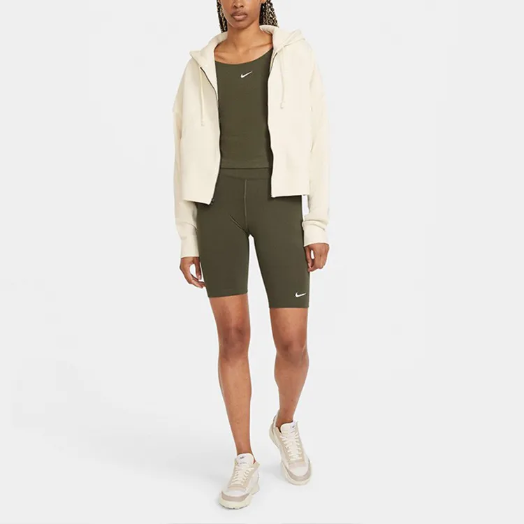 Nike Cropped Coats Women's Ecru-2