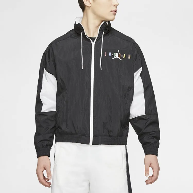 Jordan Sport Jacket Men's Black White-1