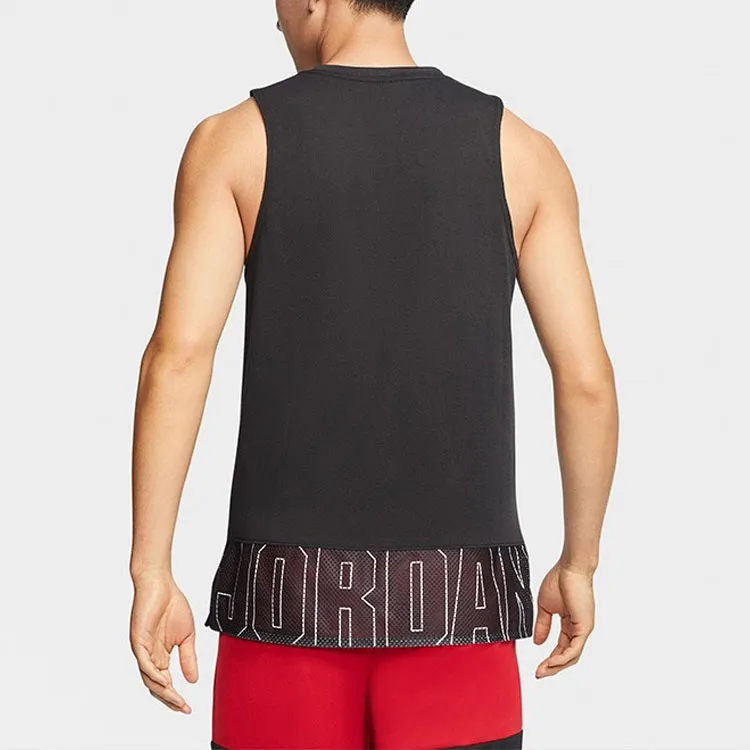 Jordan Dri Fit Basketball Jerseys Men Black-4