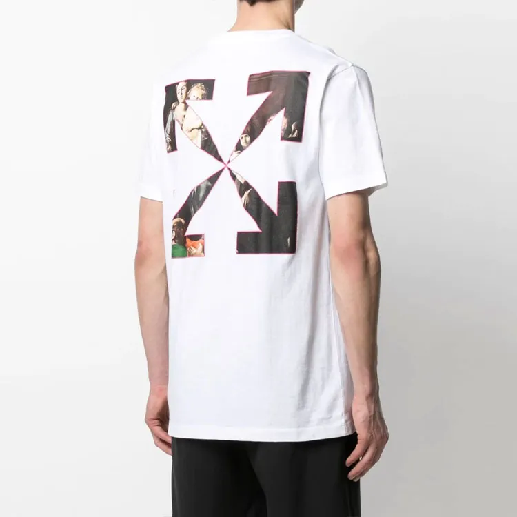 OFF WHITE Regular Fit Caravaggio Painting T shirt-1