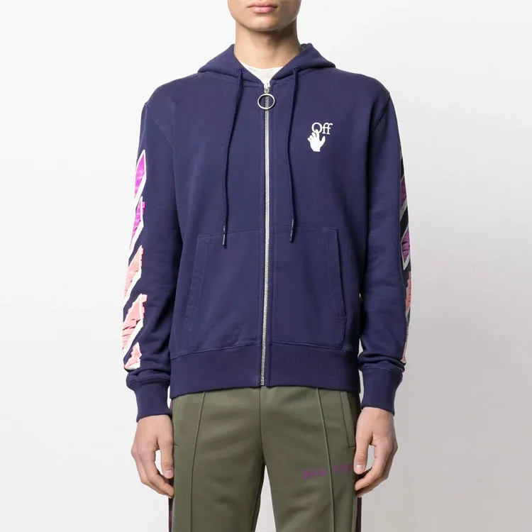 OFF WHITE Marker Slim Zip Hoodie-1