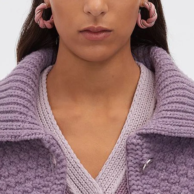 Bottega Veneta Twist Hoop Earrings-4
