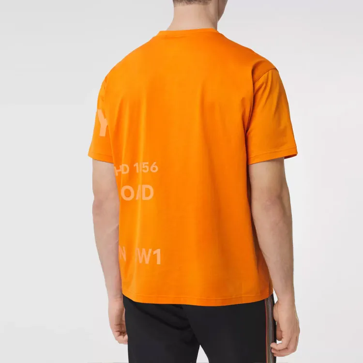 Burberry T-Shirts Men Deep Orange-3