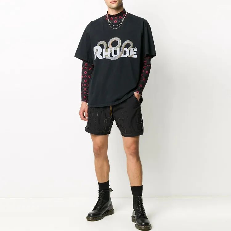 RHUDE Logo Shorts-2