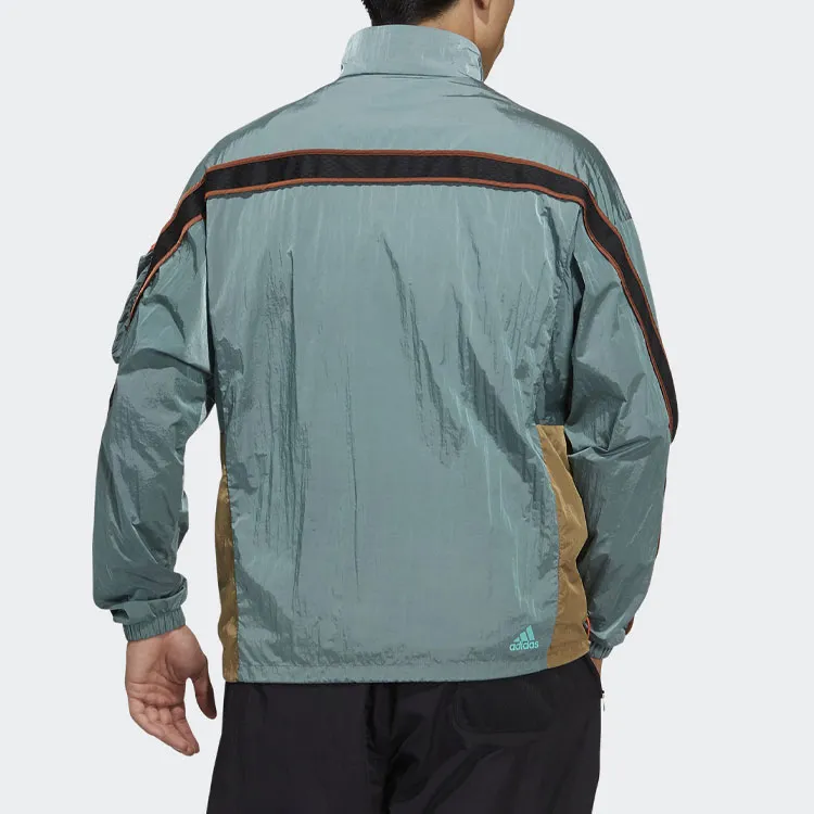 Adidas Jackets Men Yellow Green-2