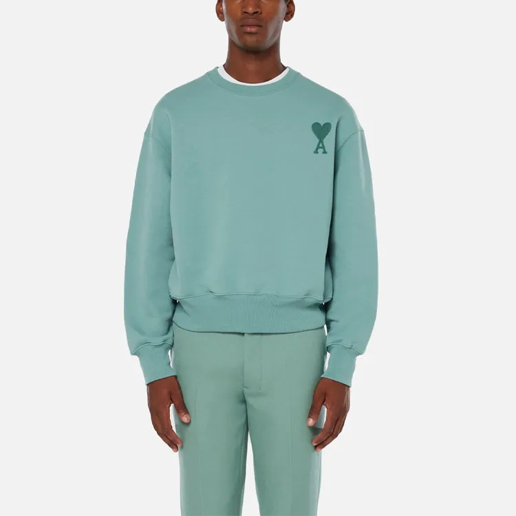 AMIPARIS Sweatshirts Men Aqua Green-1