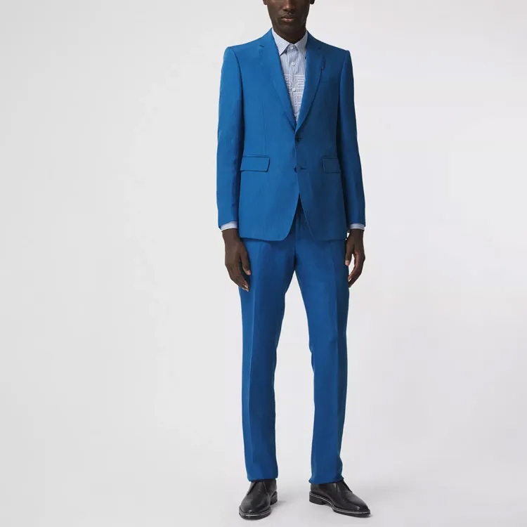 Burberry SS21 Business Suits Coats Men's Blue-1