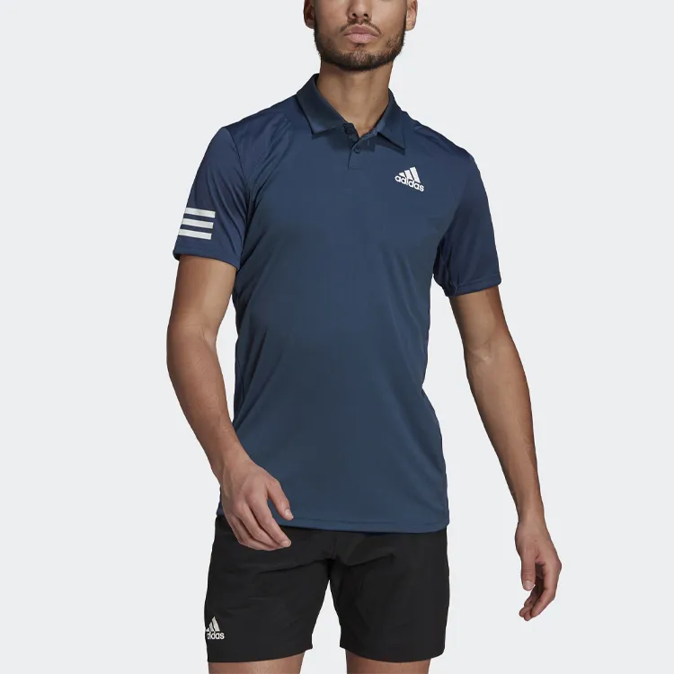 Adidas Polo Shirts Men Navy Blue-1