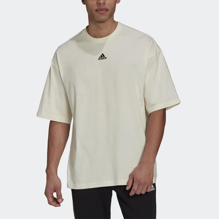 Adidas T Shirts Men Ivory-1