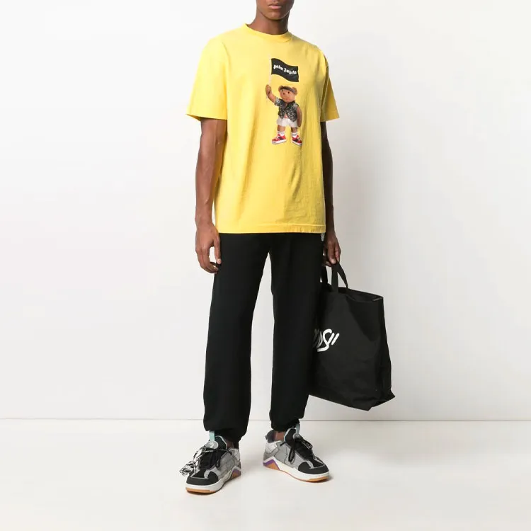 PALM ANGELS Pirate Teddy Bear T shirt-2