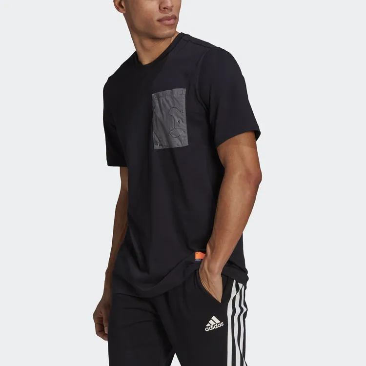 Adidas T Shirts Men Black-1