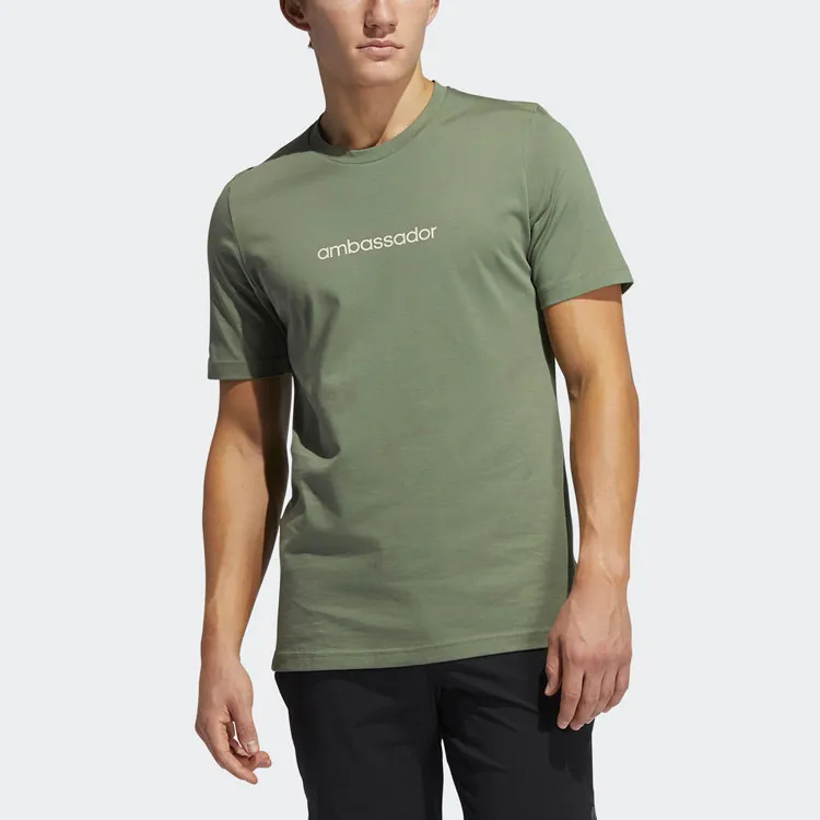 Adidas T Shirts Men Green-1