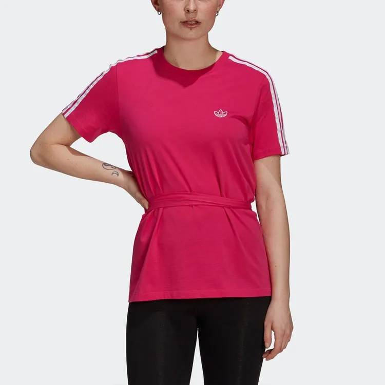 Adidas Originals T Shirts Women's Magenta-2