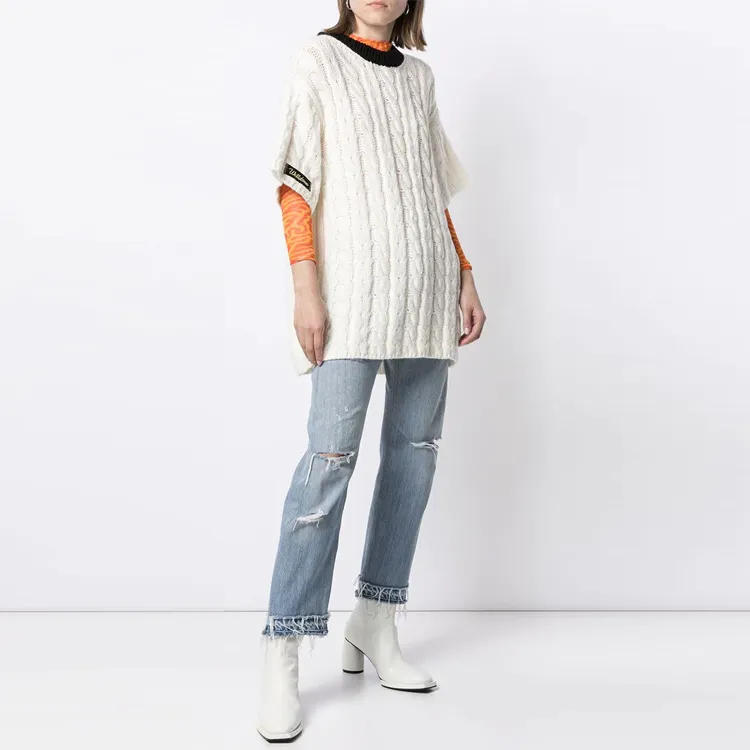 WE11DONE Sweaters Unisex Black White-2