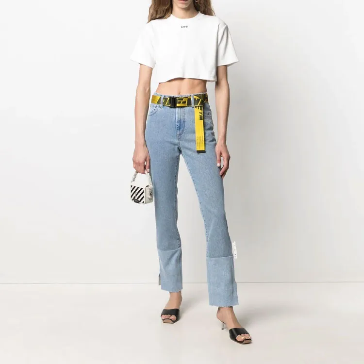 OFF WHITE SS21 Jeans Women's Blue-2