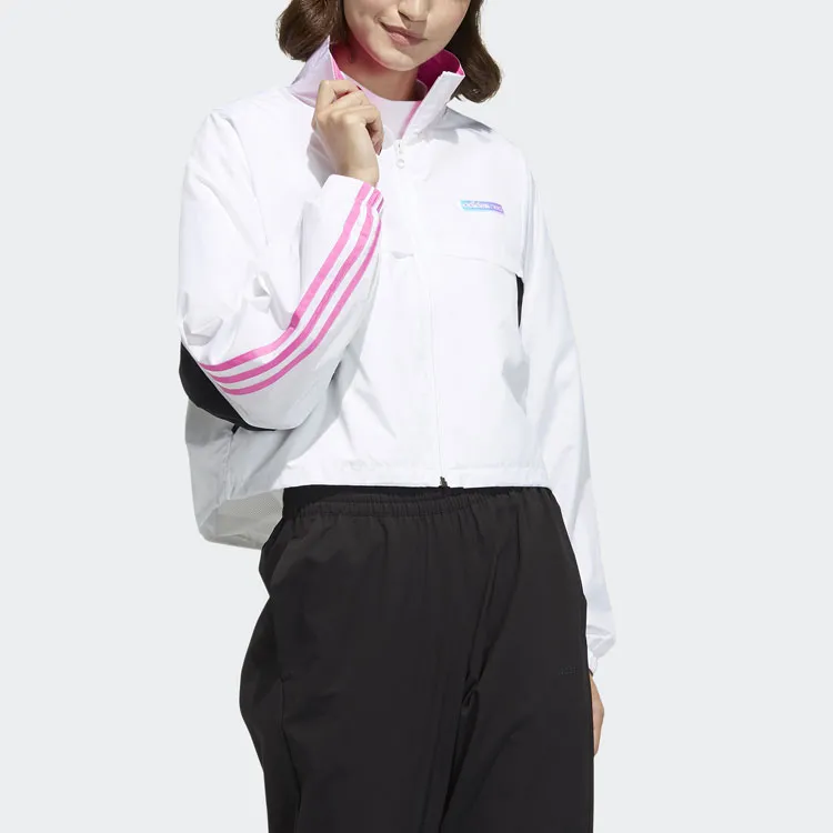 Adidas Neo Jackets Women's White Pink-1