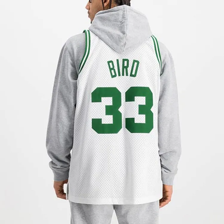 Mitchell & Ness Nba Boston Celtics Larry Bird Home 1985/86 Swingman Jersey-3