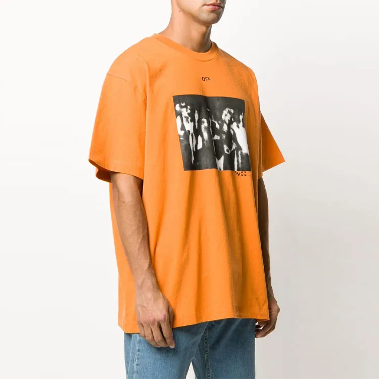 OFF WHITE SS20 T Shirt Men's Orange-2