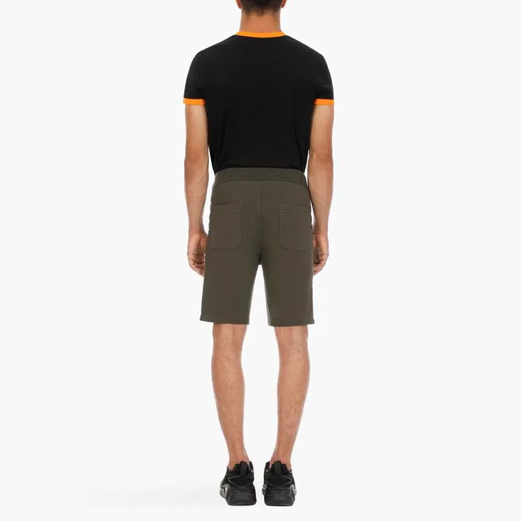 BALMAIN Casual Shorts Men Army Green-4