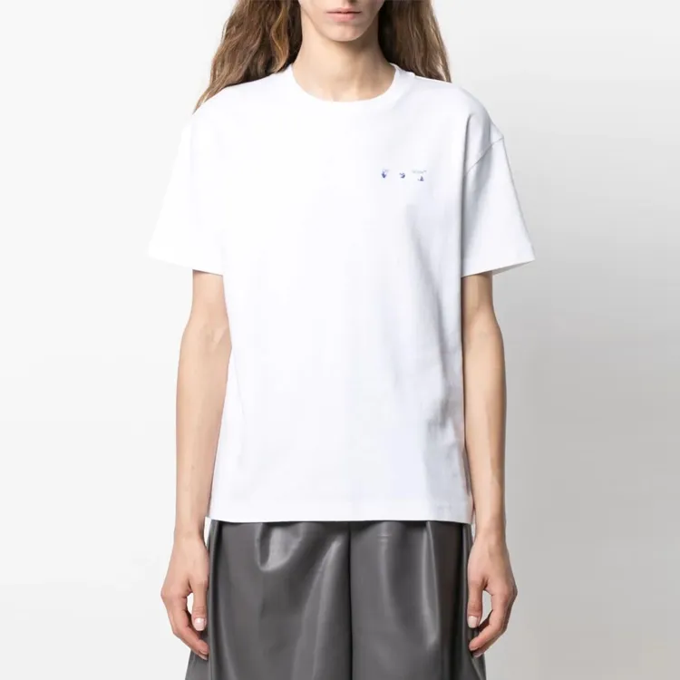 OFF WHITE Flowers Arrows Reg T shirt White/Blue-1