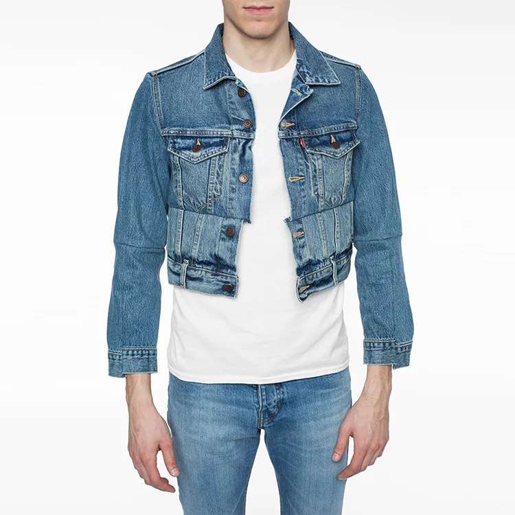 Levis X Vetements Denim Jackets Women's Blue-2
