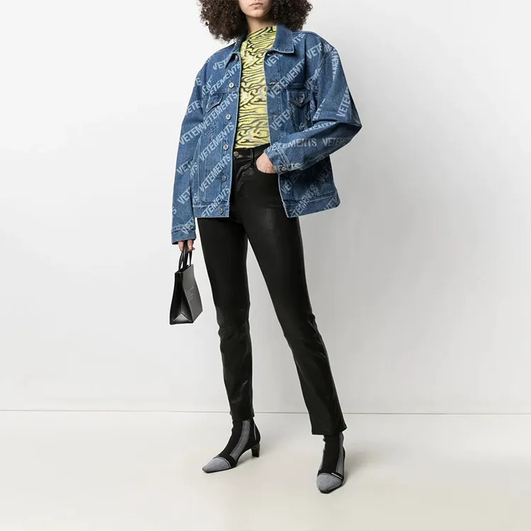 Vetements Denim Jackets Unisex Blue-1