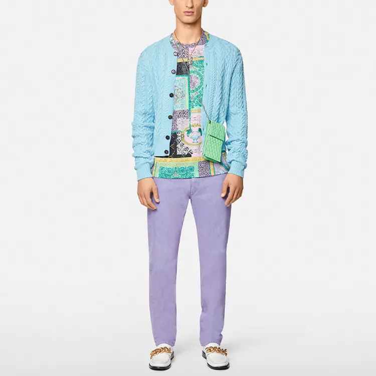 VERSACE T-Shirts Men Green-1
