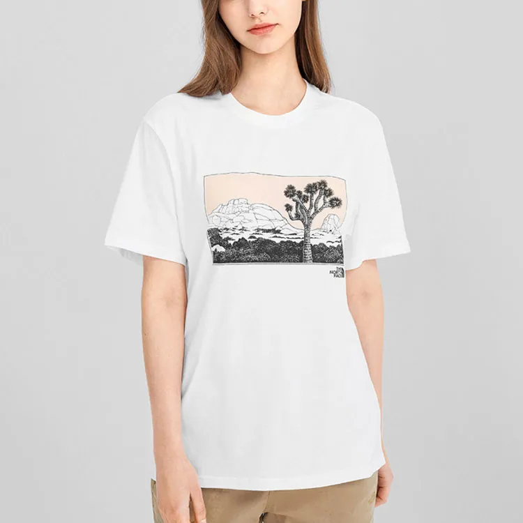 THE NORTH FACE Set in Sleeve T Shirt Unisex White-3