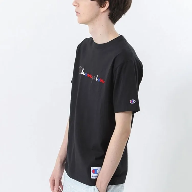 Champion T Shirt Japan Version Unisex Black-3