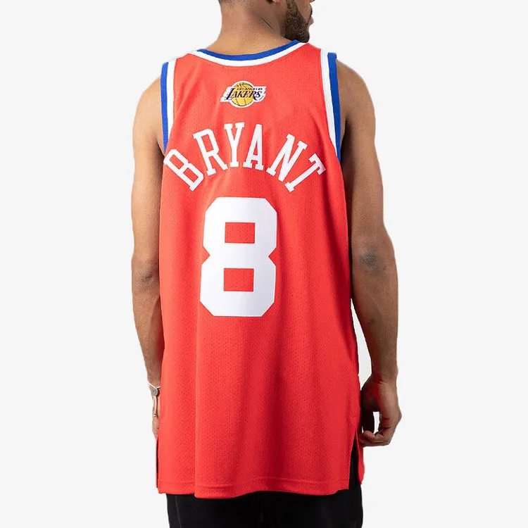 Mitchell & Ness Basketball Jerseys Unisex Red-4
