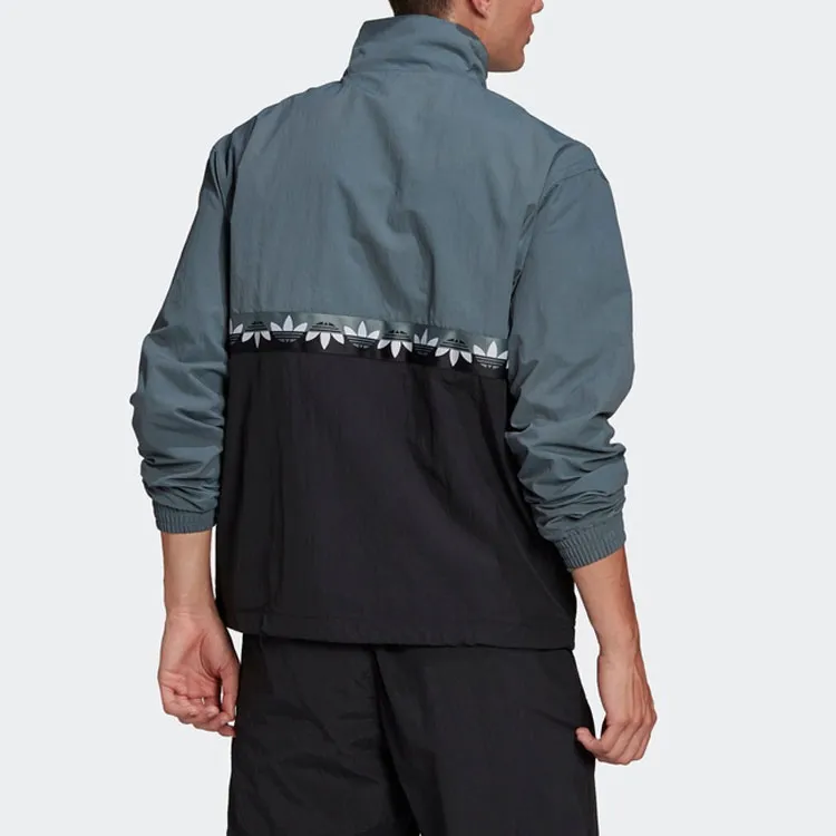 Adidas Originals ADICOLOR Jacket Men's Black Blue Multicolor-3