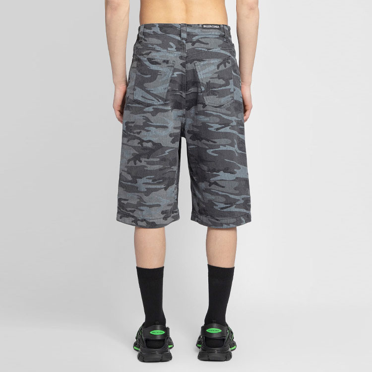 Balenciaga Skater Camouflage Bermuda Shorts - Cheap Rcj
