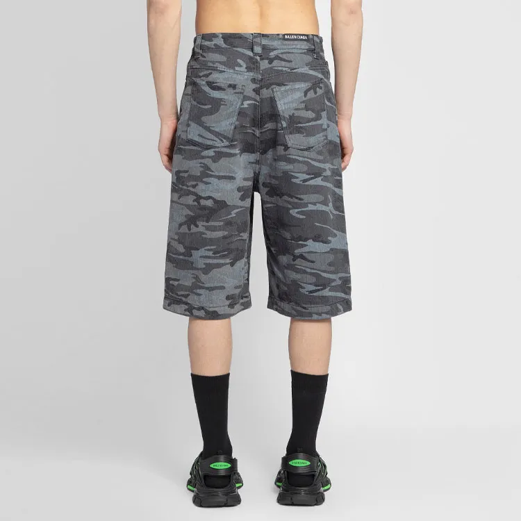 Balenciaga Skater Camouflage Bermuda Shorts-2