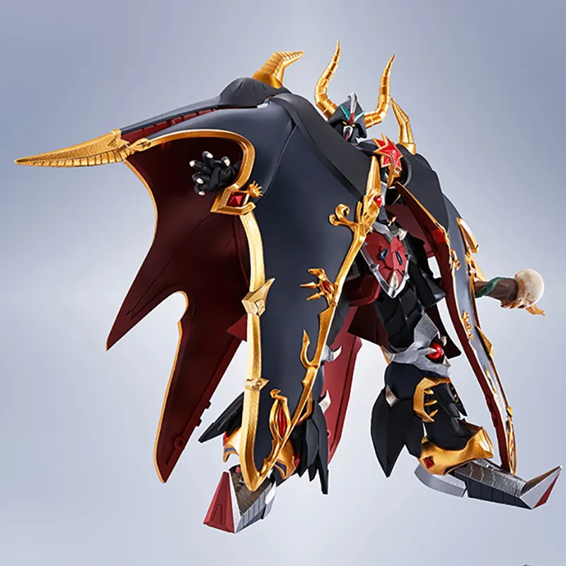 BANDAI METAL ROBOT SPIRITS SD Gundam OVA Satan Gundam Black Dragon Real Type Ver. Assembled Models 13cm-1