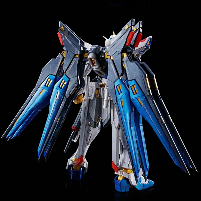 BANDAI Gundam Rg 1/144 Strike Freedom Gundam [TITANIUM FINISH] Model Kit Action Figure-1