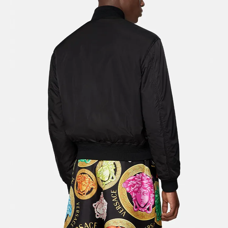 VERSACE Jackets Men Black-4
