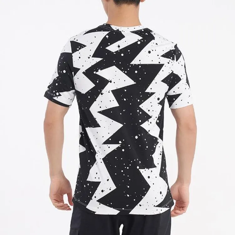 Jordan T Shirt Men's Black White-3