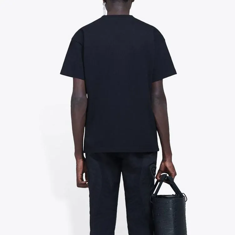 Balenciaga T Shirt Regular Fit Unisex Black-5