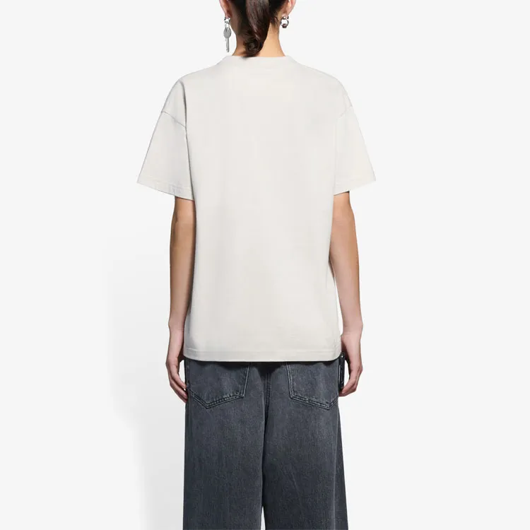 Balenciaga T Shirt Regular Fit Unisex Gray-4
