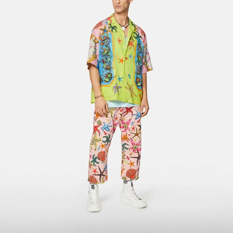 VERSACE VERSACE SS22 Shirt Men's Yellow-3