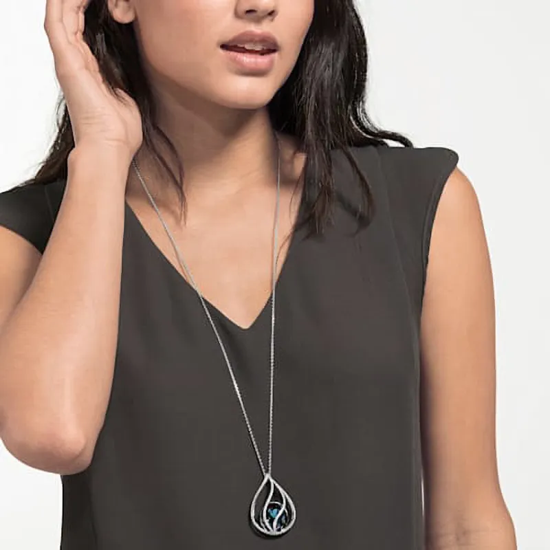 Swarovski Energic Necklaces Women's Silver-3