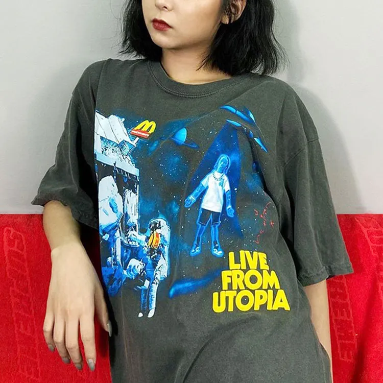 Travis Scott X McDonald's Live From Utopia T Shirt-3