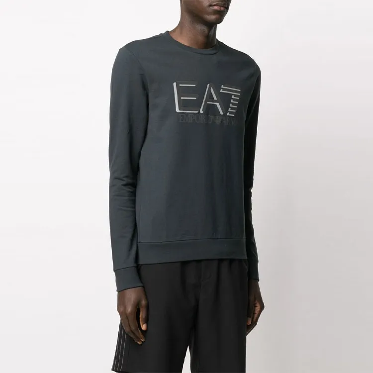 EMPORIO ARMANI EA7 Sweatshirts Men Blue-3