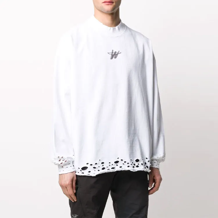 WE11DONE High Neck Wd Logo T Shirt-1