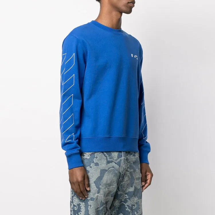 OFF WHITE Diag Ow Logo Slim Crewneck-1