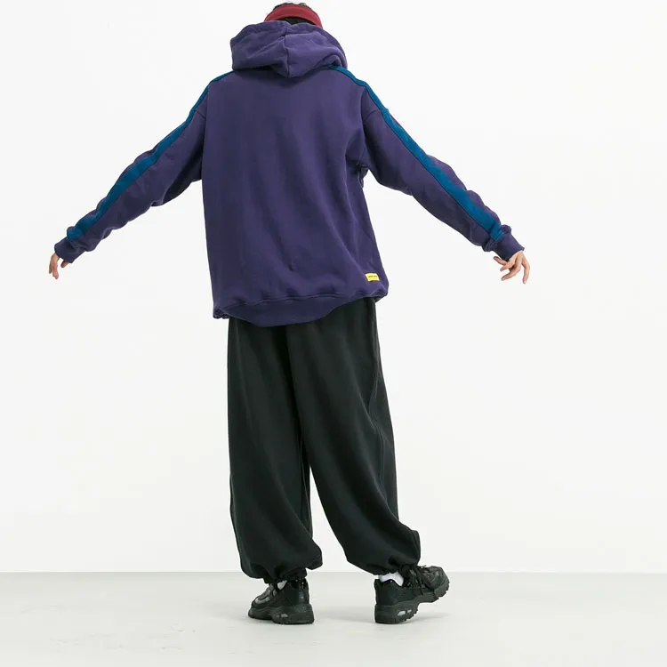 DAKYAM Straight Thickened Sports Pants Unisex Black-2